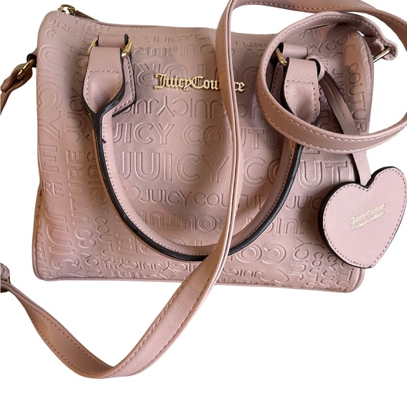 Juicy Couture Handbags - Juicy Couture Pink Embossed Purse